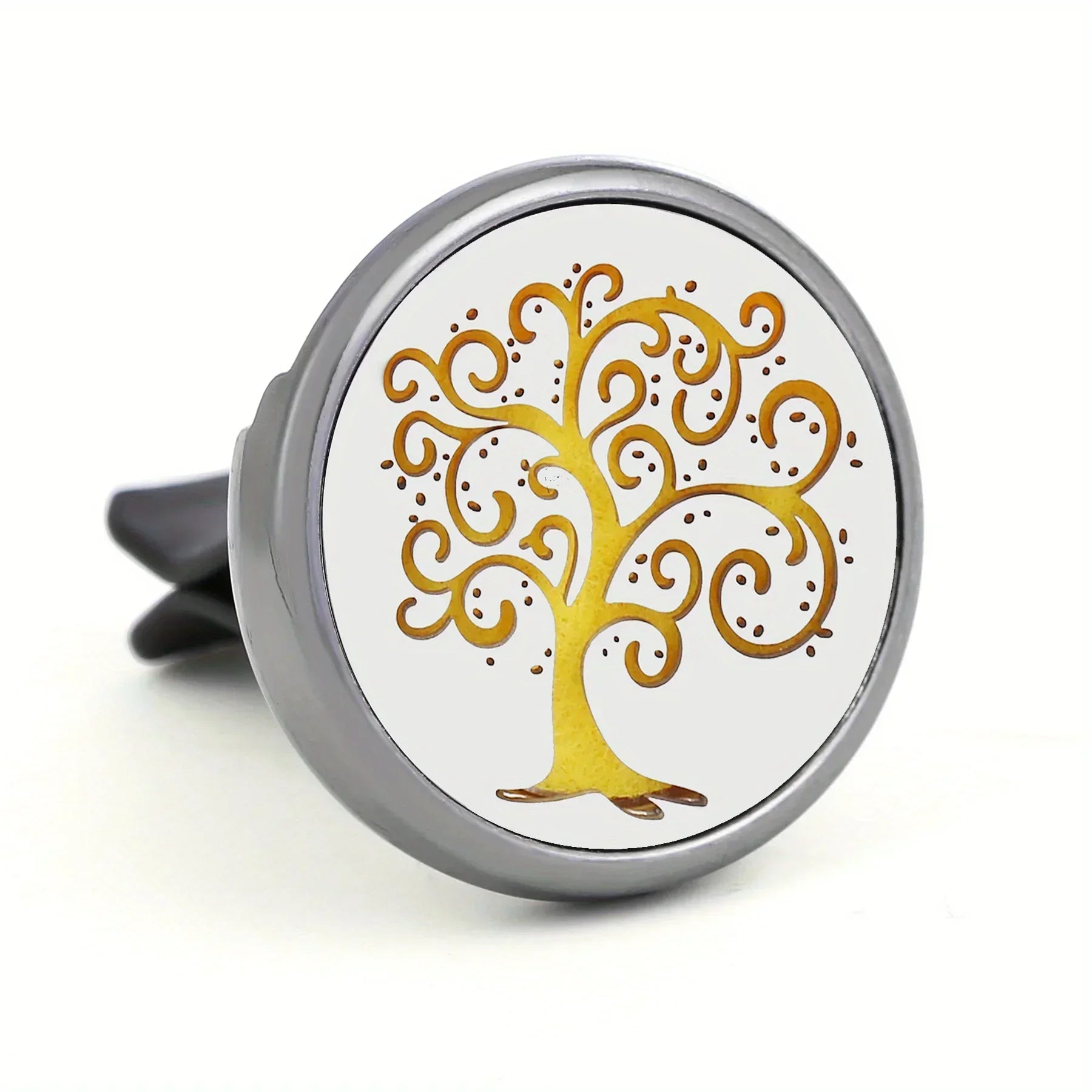 1pc Refillable Car Air Freshener Perfume Diffuser Clip, Auto Air Vent Car Interior Accessories, Car Aromatherapy Diffuser