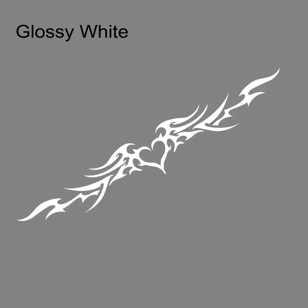 DIY Heart Wings Sticker Car Windshield Decor Vinyl Film Decal Vehicle Creative Self-Adhesive Decoration Auto Tuning Accessories