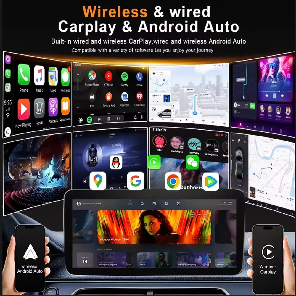 Android 12.3 Inch For Mercedes Vito W447 2014-2022 Car Radio Multimedia Video Player GPS Radio 5G CarPlay Navigation WIFI GPS BT