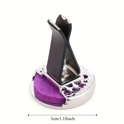 1pc Refillable Car Air Freshener Perfume Diffuser Clip, Auto Air Vent Car Interior Accessories, Car Aromatherapy Diffuser
