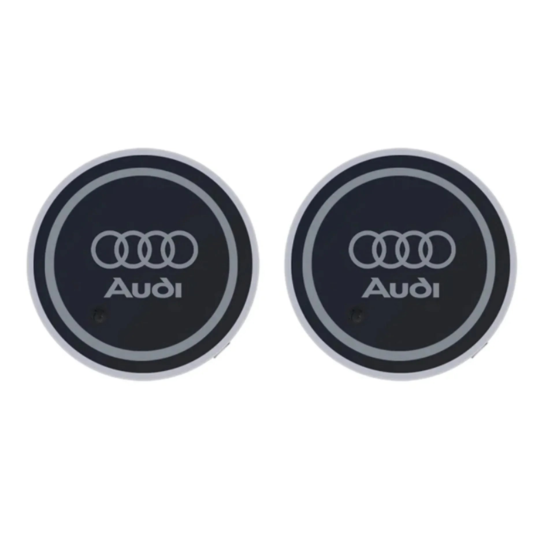 7 Color LED Car Cup Holder Light Luminous Coaster Water Cup Pad For Audi Sline A3 A4 A5 A6 A7 A8 Q3 Q5 Q7 S3 S4 S5 S6 S7 B6 B7