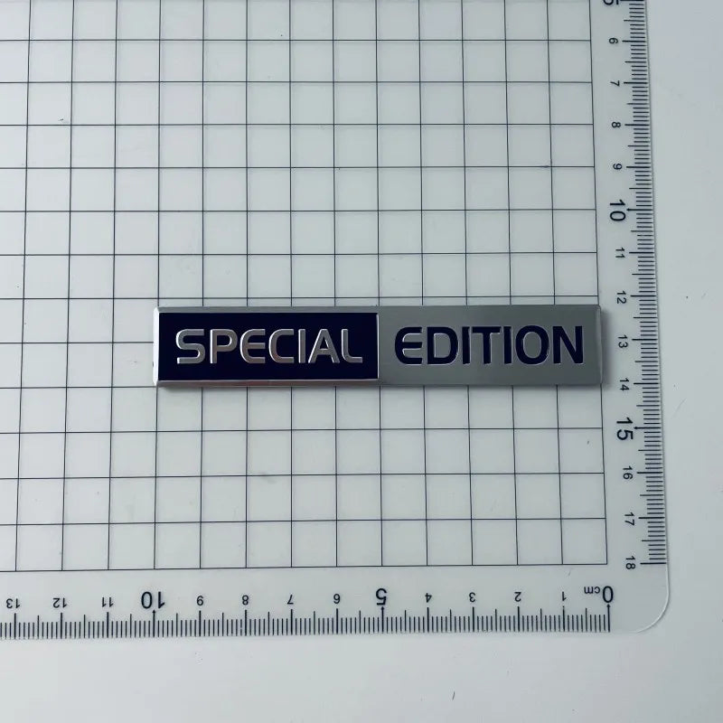 3D Metal LIMITED EDITION Emblem Sticker Aluminium Logo Car Fender Badge Trunk Decal Special EDITION Stikcer Accessories