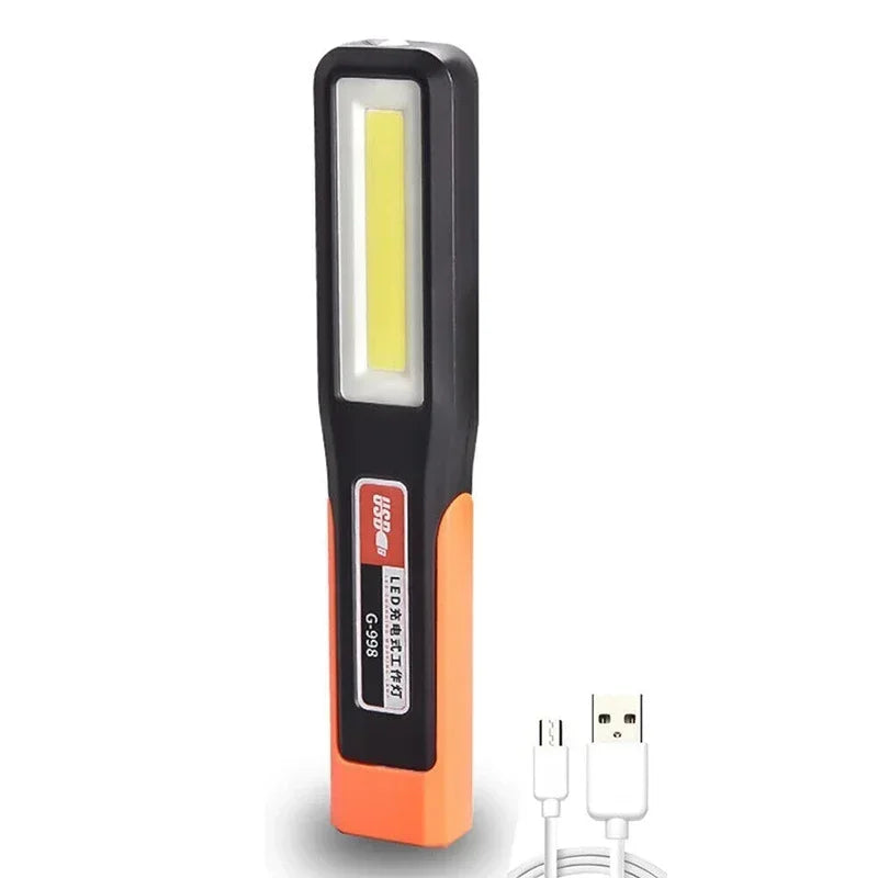 1/2/4/8PCS Bright COB LED Work Light Car Mechanic Lamp USB Rechargeable Flashlight Magnetic Torch Emergency Light Warning Light