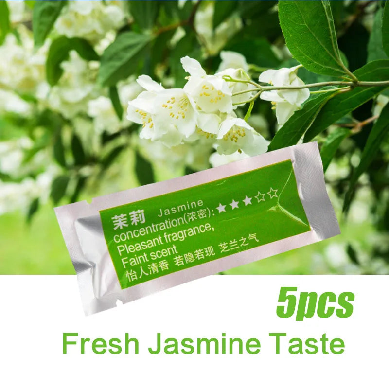 5pcs Car Air Freshener Tablet Air Vent Clip Replace Aroma Cotton Pads Perfume Fragrance Car Auto Purifier Supplement Accessories
