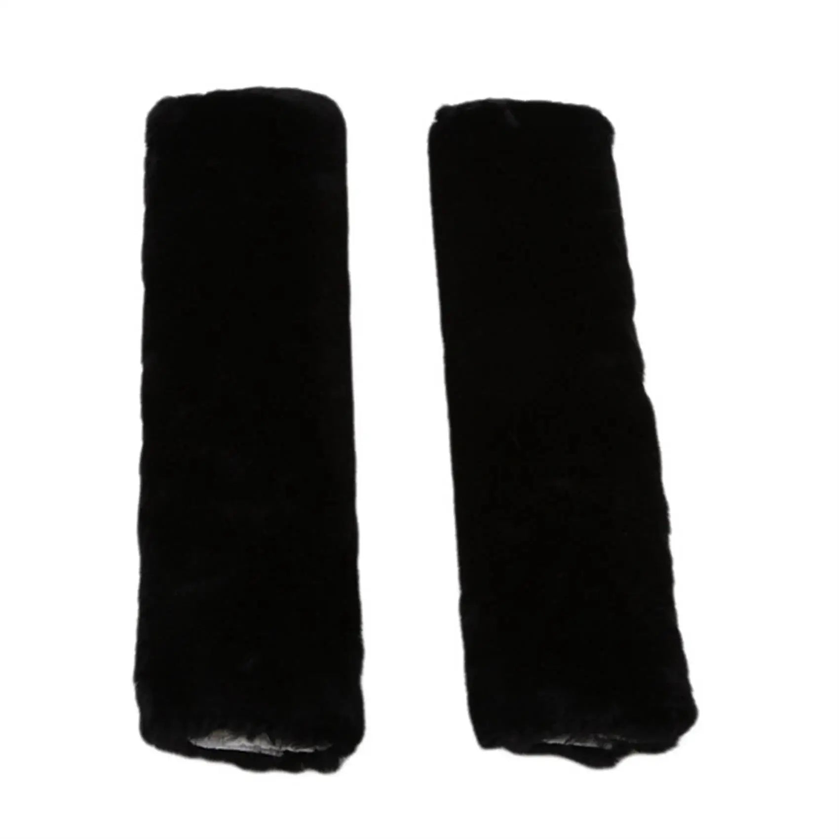 2pcs Soft Car Seatbelt Cover Sheepskin Seat Belt Pillow Pad Seat belt Safety Strap Cover Shoulder Pads For Bag Car Accessories