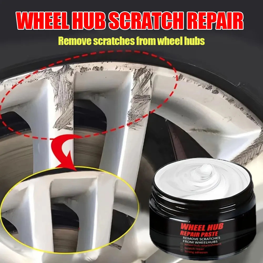 Alloy Wheel Hub Repair Scratch Remover Oxidation Cream Rust Protector Car Wheel Care Polishing Paste Rim Scratch Repair Paste