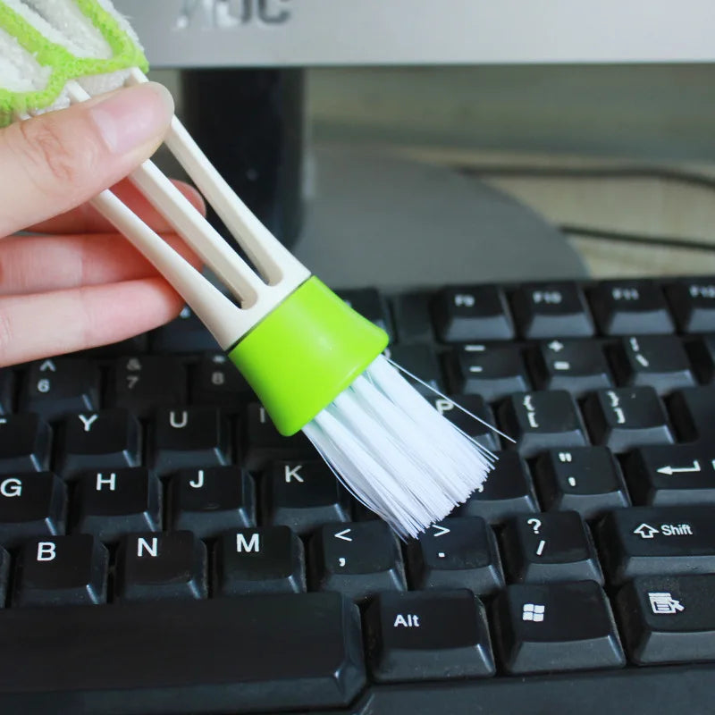 Car Cleaning Brush Air Conditioner Vent Cleaner Detailing Dust Removal Blinds Duster Outlet Brush Car-styling Auto Accessories