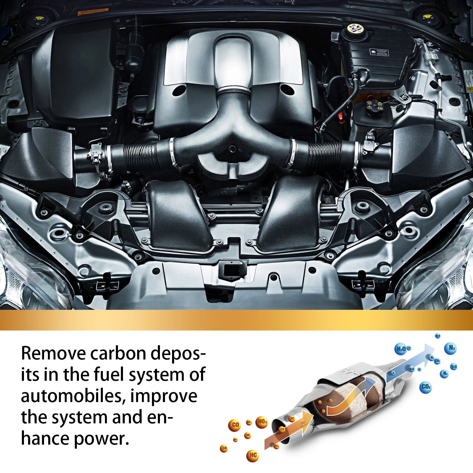 Rayhong Car Engine Catalyst Converter Cleaners Automobile Engine CSV Cleaning Accelerators Catalysts Easy To Clean Tool 120ml