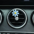Cute Car Perfume Clip Flower Air Outlet Car Air Freshener Peach Blossom Aroma Diffuser Car Decoration Accessories Fresh Air
