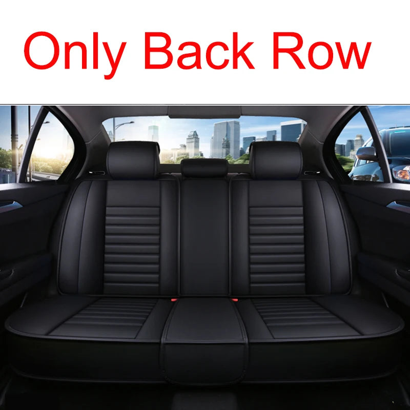 Full Coverage Universal Style Pu Leather Car Seat Covers for VW Passat B6 B7 B8 Seat Arona LEON Skoda Superb 3 2 Car Accessories
