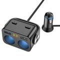 Car Cigar Jack Socket Adapter Auto Cigarette Lighter QC3.0 Fast Charger Dual USB Multi-function Socket Splitter for Car