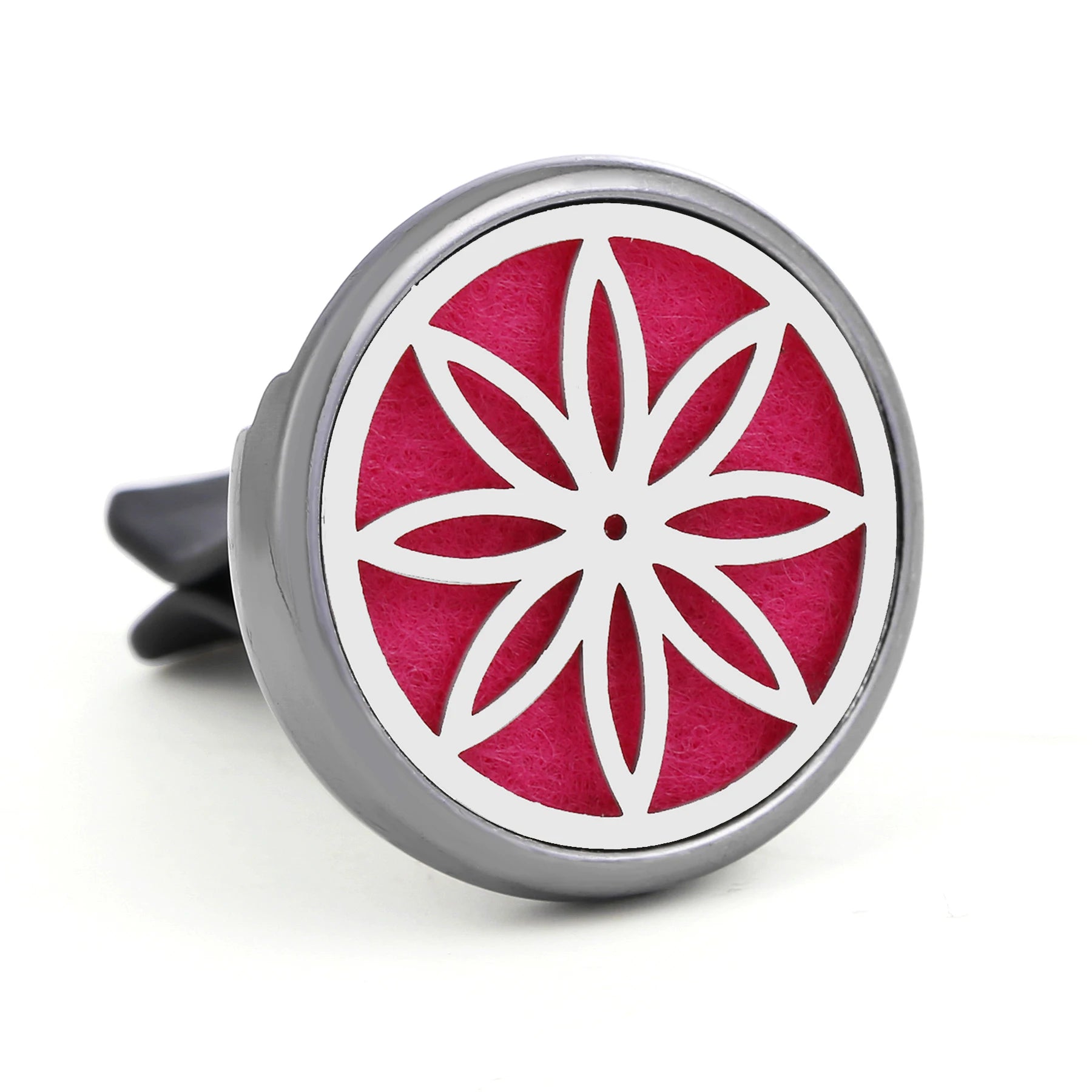 1pc Refillable Car Air Freshener Perfume Diffuser Clip, Auto Air Vent Car Interior Accessories, Car Aromatherapy Diffuser
