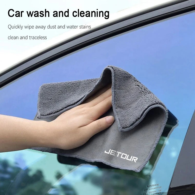 Microfiber Car Towel Super Absorbency Cleaning Care Cloth For Jetour T2 X70 PLUS Traveler Liberty X70 X90 i-DM X70S Dashing X-1