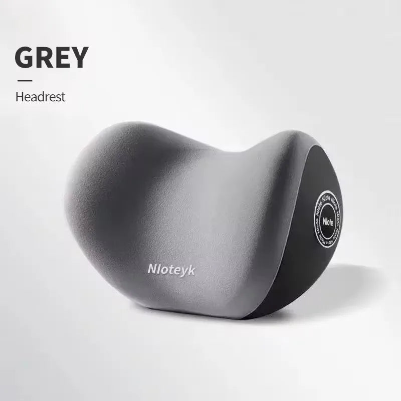 Car Headrest Seat Lumbar Support Black Neck Pillow For Car Supplies Universal Neck Pillow Waist Cushion Car Seat Car Assesories