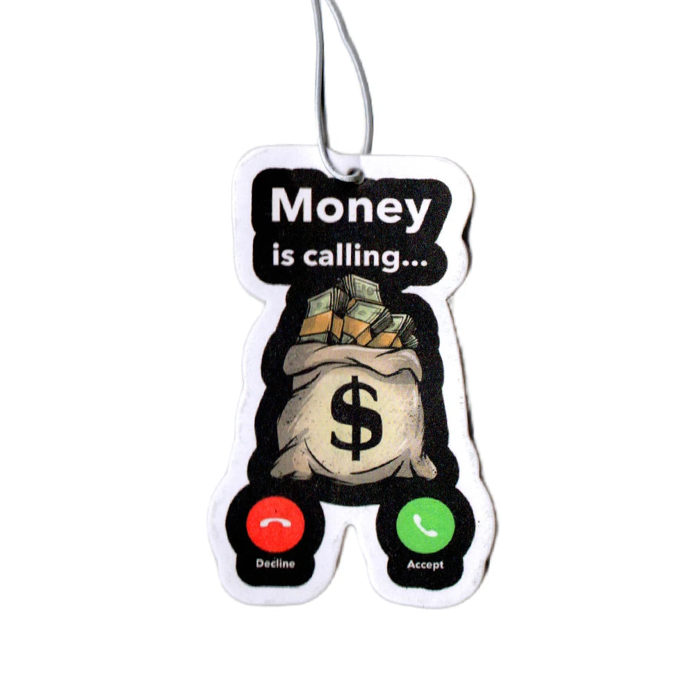 Car Air Freshener Dollars Hanging Rearview Mirror Perfume Flavoring Money Pattern Solid Paper Aromatherapy Pendant JDM Accessory