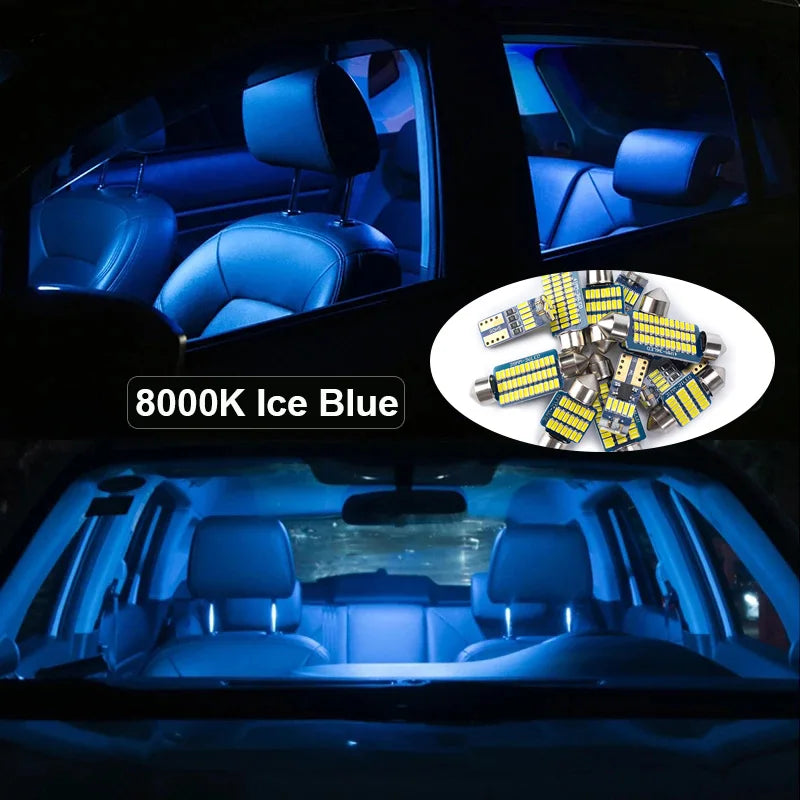 Canbus For Opel Astra H K G J 1998- 2018 2019 2020 2021 Car Bulbs LED Interior Reading Map Dome Vanity Mirror Trunk Light Kit