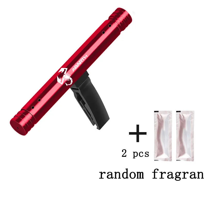 Metal Car Perfume Car Aromatherapy Stick For abarth 695 595 500 500c 500s competizione 124 Spider PUNTO stickers car decor