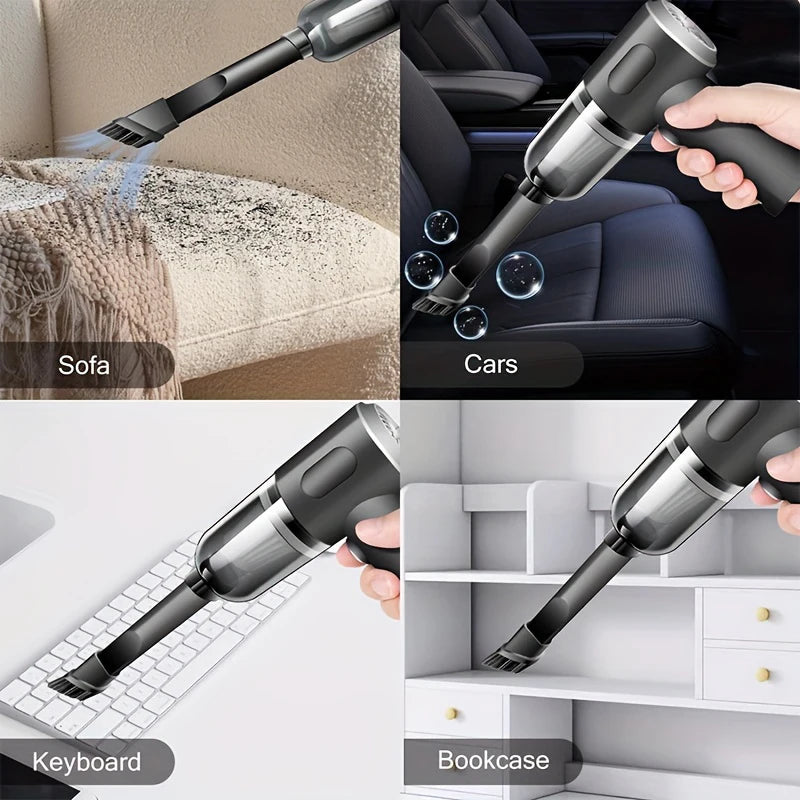 990000Pa Wireless Car Vacuum Cleaner High-power Brushless Motor Auto Suction Blow Integrated Vacuum Cleaner Car Home Dual-Use