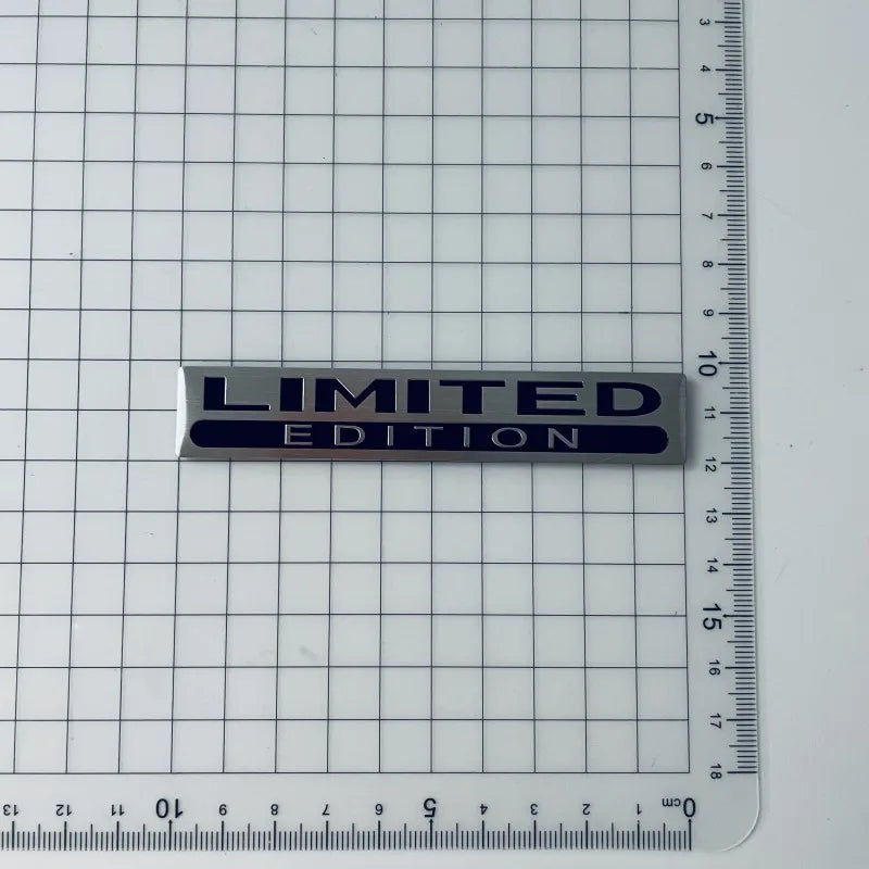 3D Metal LIMITED EDITION Emblem Sticker Aluminium Logo Car Fender Badge Trunk Decal Special EDITION Stikcer Accessories
