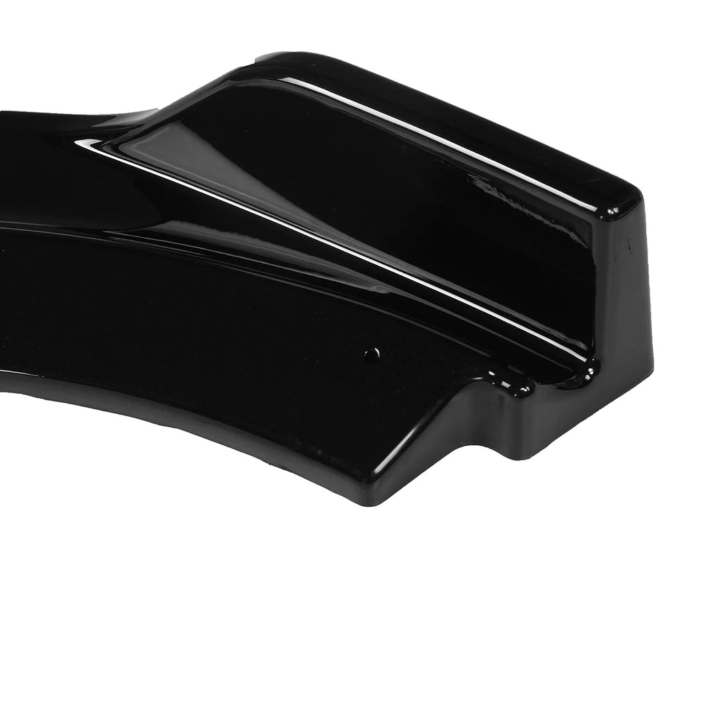 Black 3pcs Car Front Bumper Splitter Lip Diffuser Spoiler Protection Deflector Lips For Audi A4 B8.5 2013 2014 2015 2016