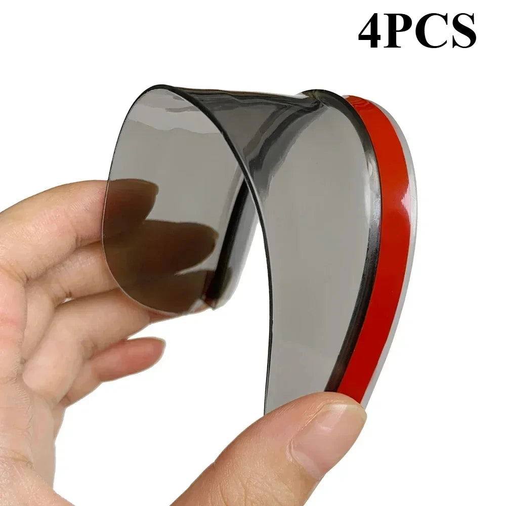 2/4PCS Car Rearview Mirror Rain Eyebrow Carbon Fiber Sun Shade Cover Rain Mirror Protector Clear Vision Tool for Car Accessories