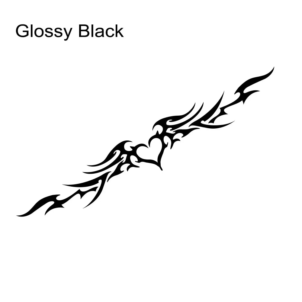 DIY Heart Wings Sticker Car Windshield Decor Vinyl Film Decal Vehicle Creative Self-Adhesive Decoration Auto Tuning Accessories