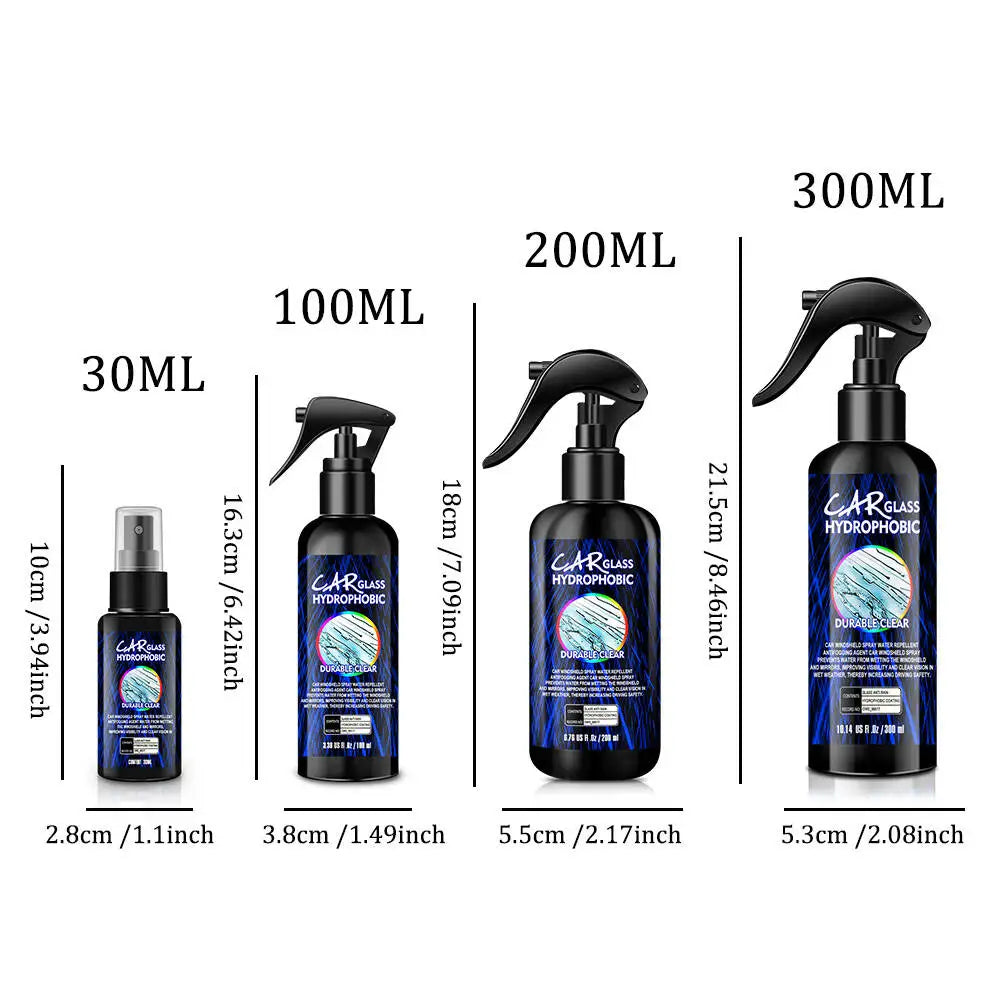 Car Water Repellent Spray Anti Rain Coating For Cars Glass Hydrophobic Anti-rain Car Liquid Windshield Mirror Auto Polish Kit