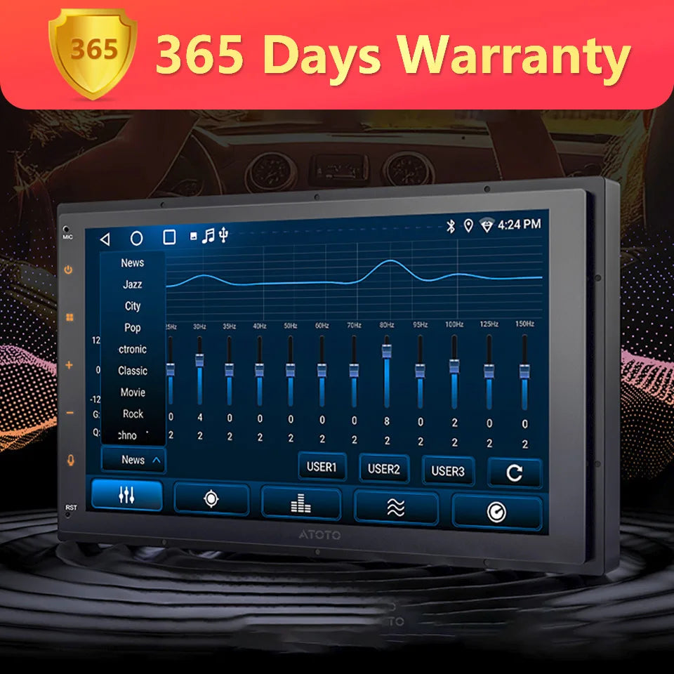 ATOTO 7 inch 2Din Android Car Multimedia Player Carplay Screen Android Auto Bluetooth Radio Double 2 Din Car Stereo A5L A5 Lite