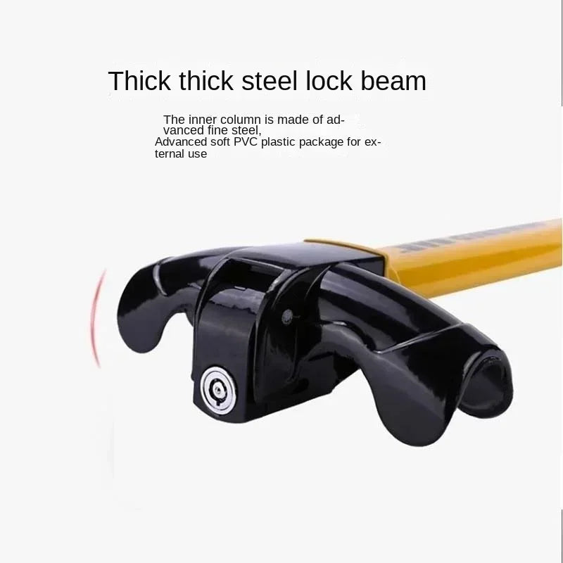 Car steering wheel lock: T-type. It's a self-defense and car safety lock. Also functions as a car front lock and anti-theft lock